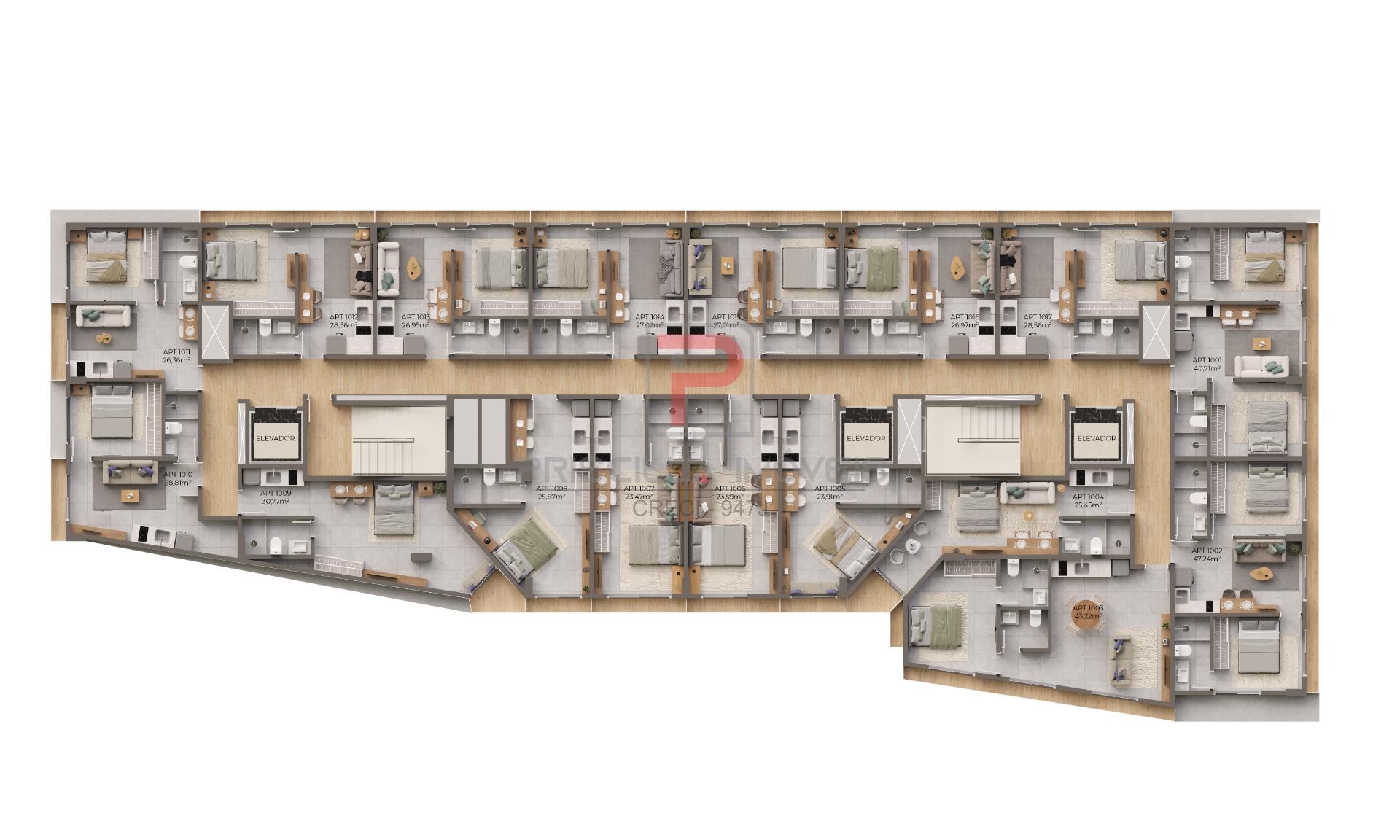 Apartamento à venda com 1 quarto, 1 banheiro, 1 vaga e 23m² no Intermares, Cabedelo (PB) — foto 12 de 30