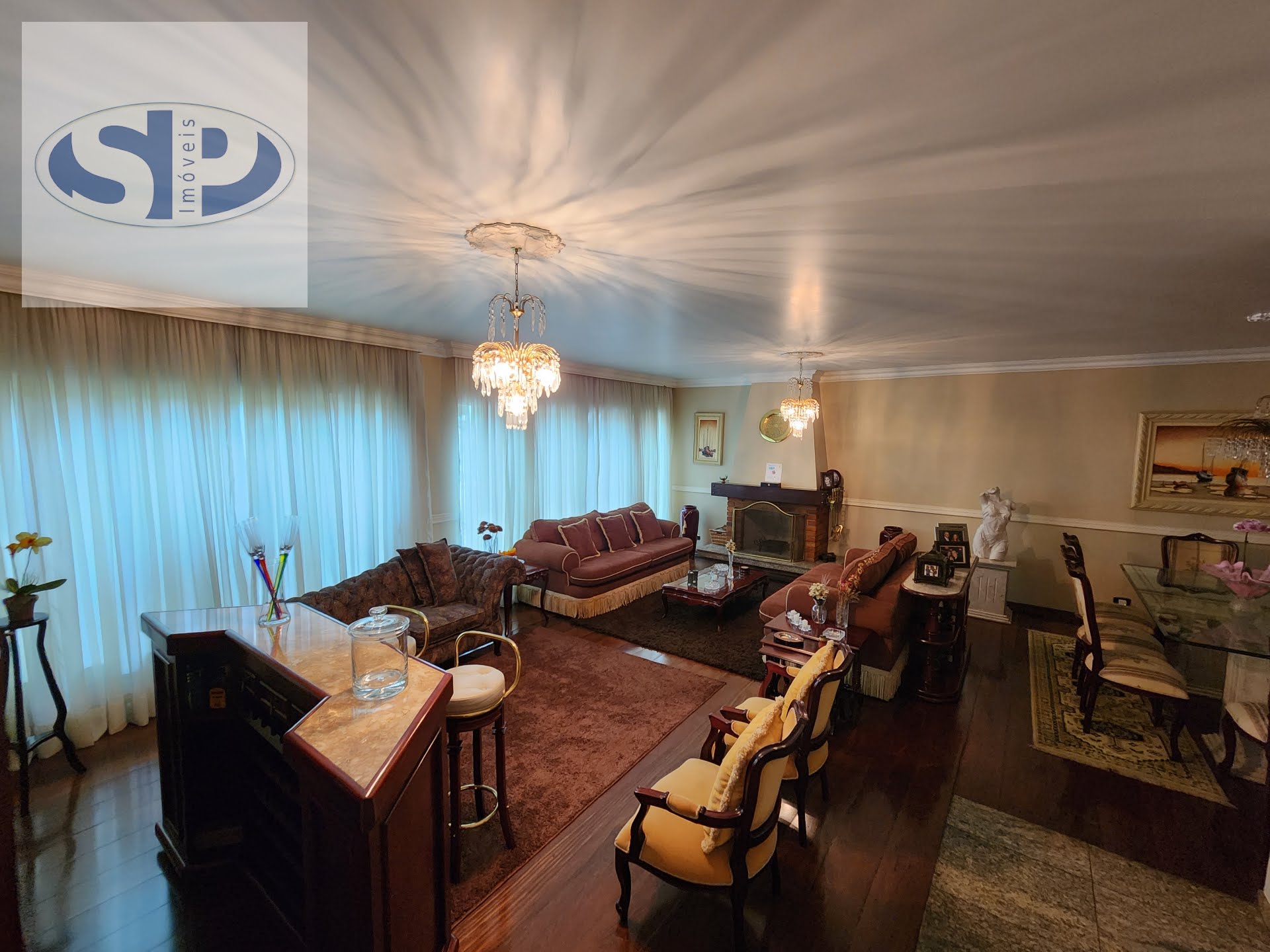 Sala de estar e jantar
