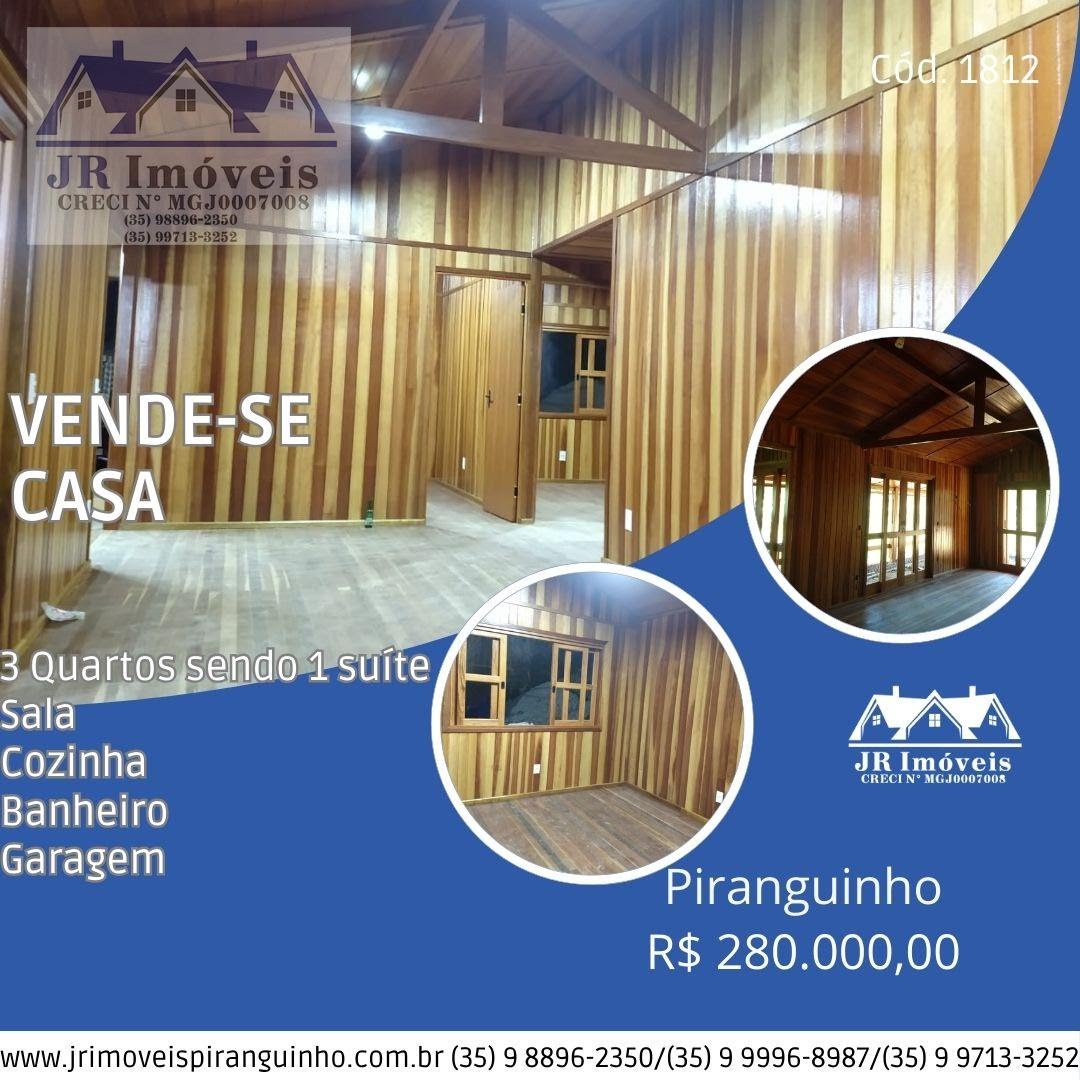 Casa à venda com 2 quartos, 1 suíte, 1 vaga e 135m² no Residencial Jardim Panorama, Piranguinho (MG) — foto 2 de 13
