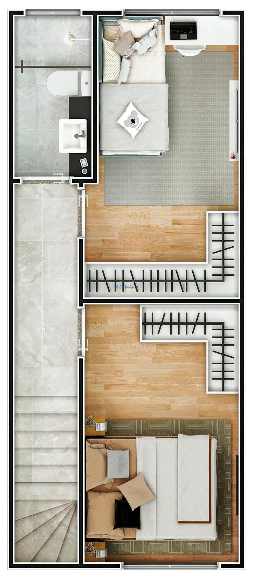 Casa à venda com 2 quartos, 2 banheiros, 1 vaga e 69m² no Guilhermina, Praia Grande (SP) — foto 8 de 10