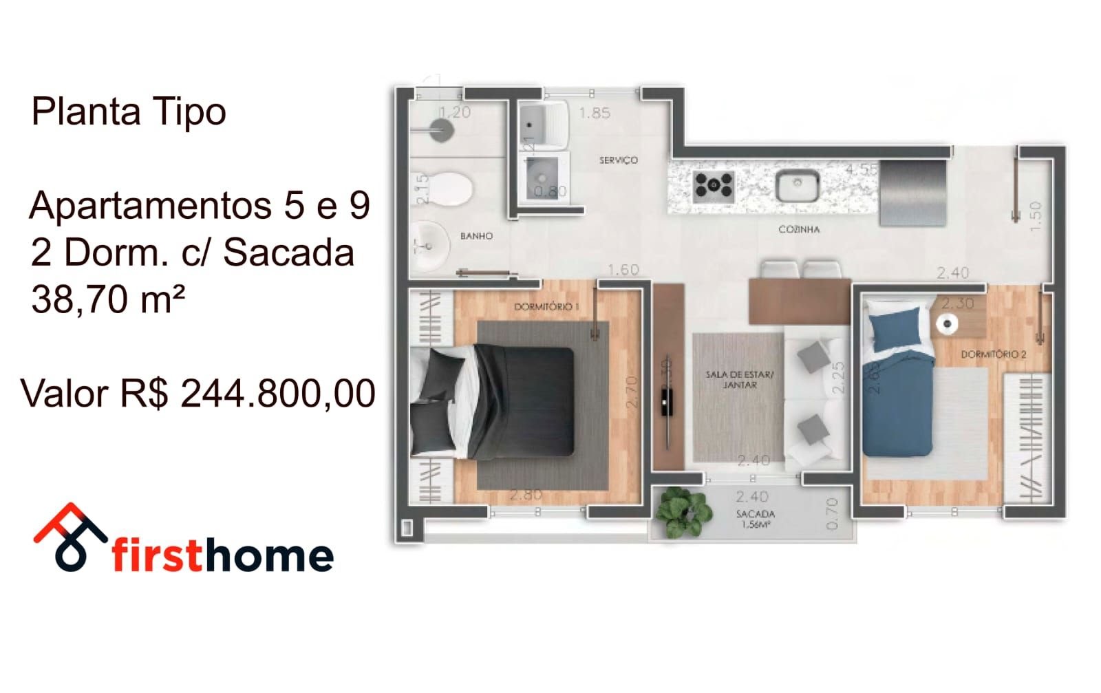 Apartamento, 1 quarto, 28 m² - Foto 16