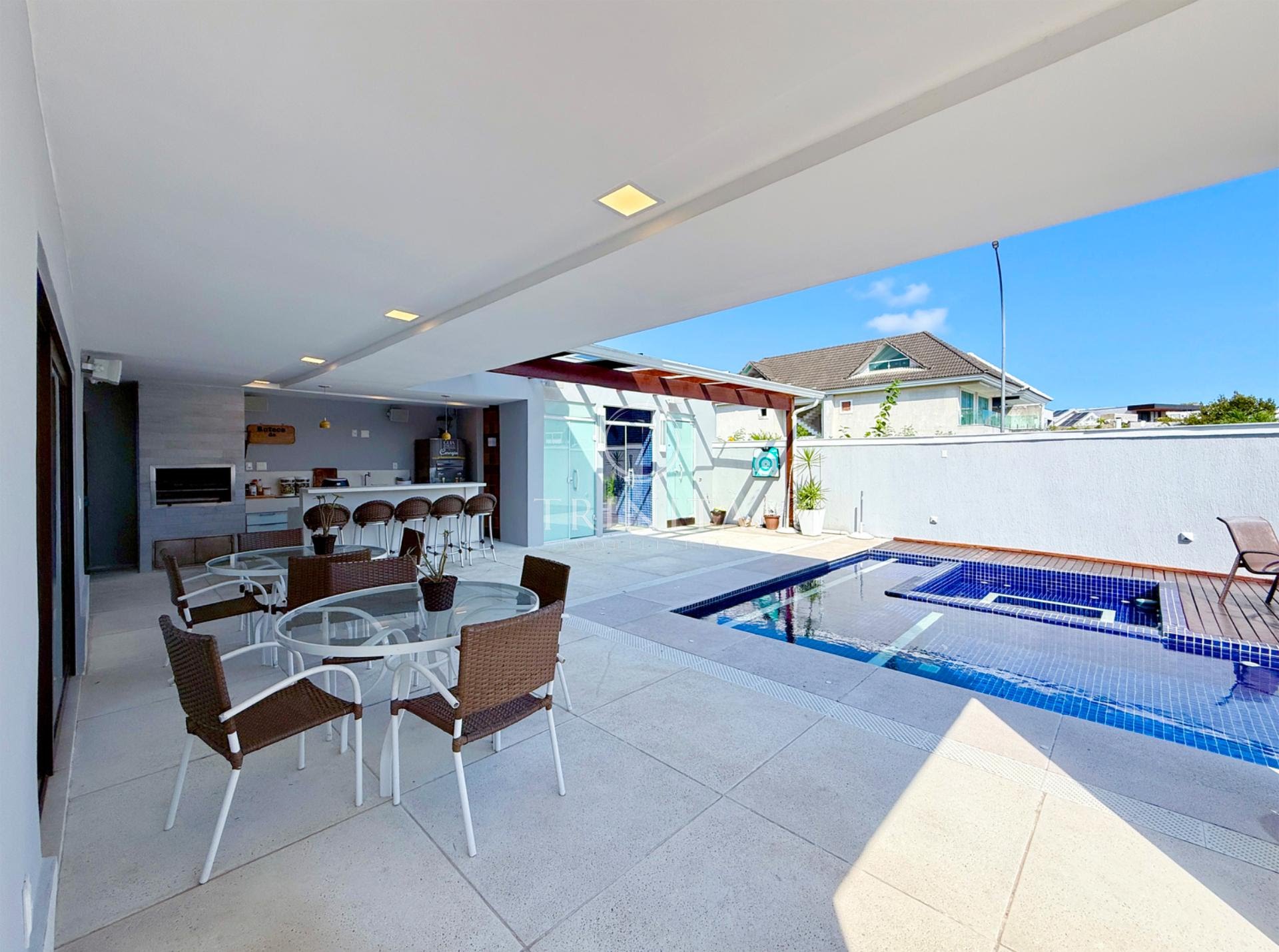 Área de lazer da casa à venda no Riviera Del Sol