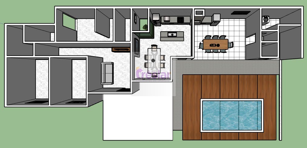 Casa à venda com 3 quartos, 1 suíte, 4 vagas e 190m² no Santos Dumont, Três Lagoas (MS) — foto 7 de 25