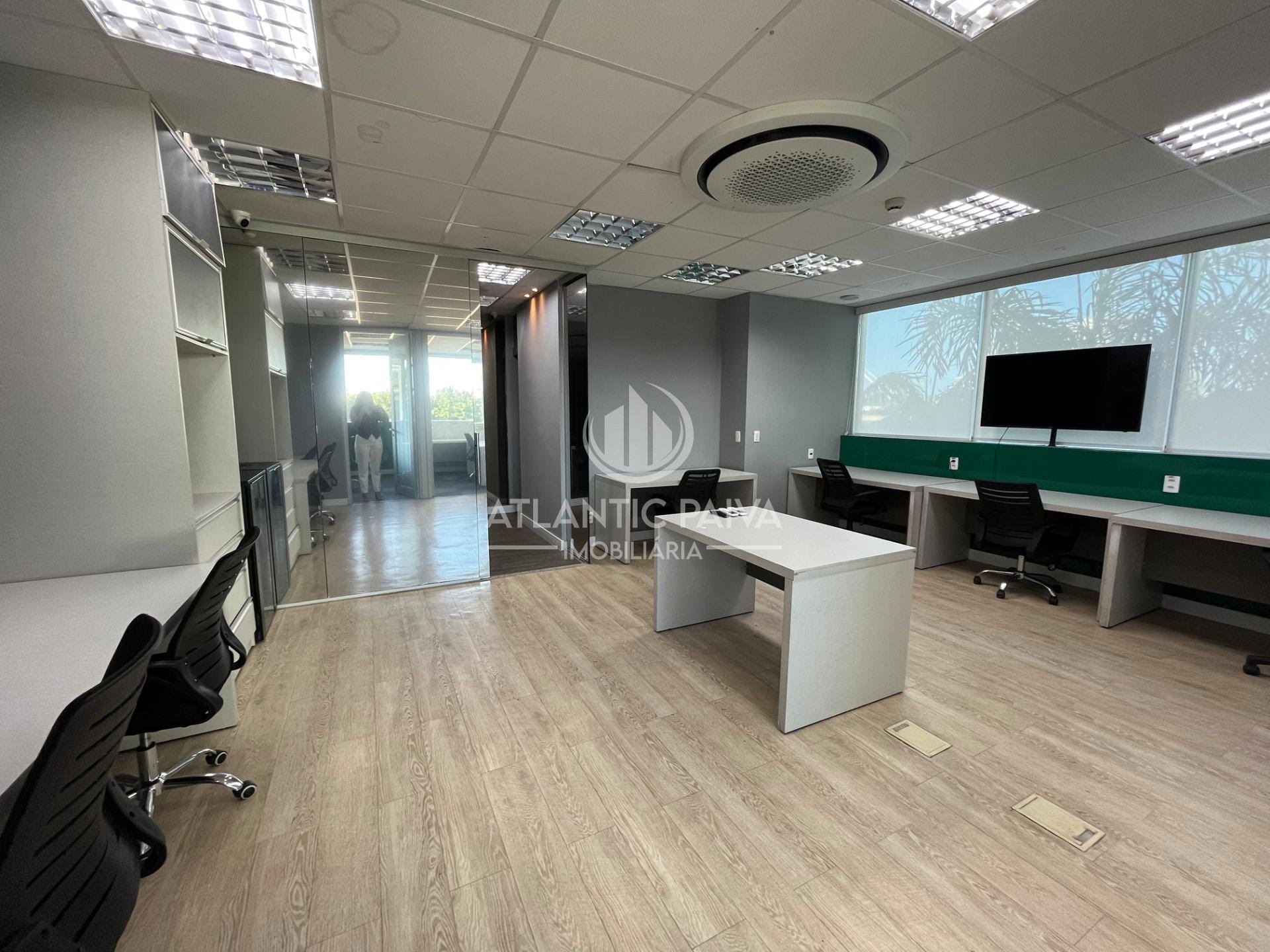 Novo Mundo Empresarial - Sala mobiliada 