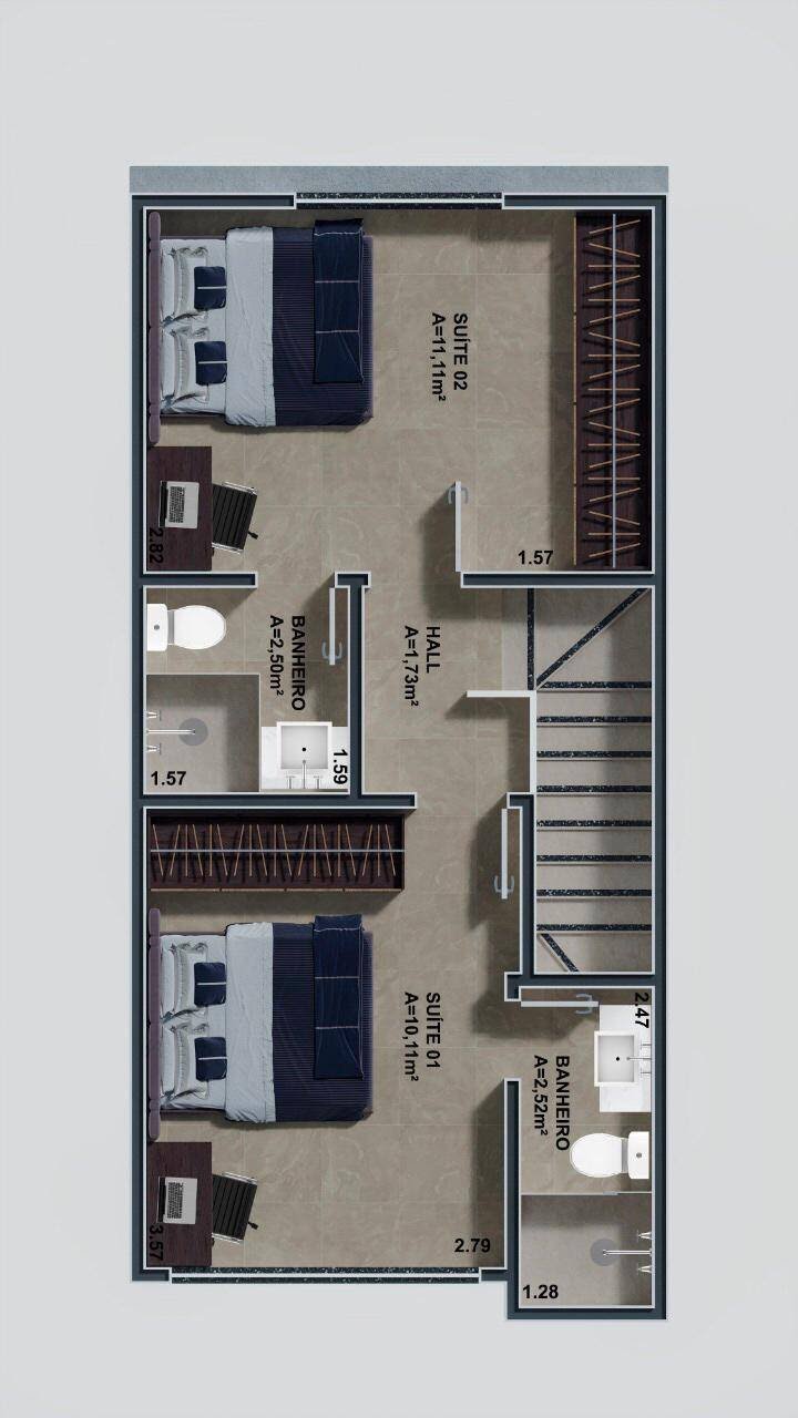 Apartamento à venda com 2 quartos, 2 suítes e 1 vaga no Taperapuan, Porto Seguro (BA) — foto 5 de 15