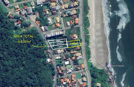 Lote / Terreno 1309m² - Itaguaçu -  São Francisco do Sul, SC