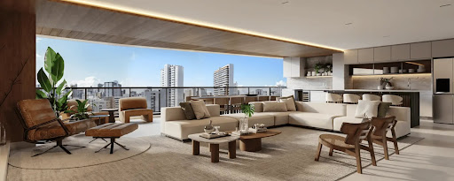 Apartamento na Aldeota, Fortaleza: 4 dormitórios, 4 suítes e 5 banheiros. Conforto e localização premium.
