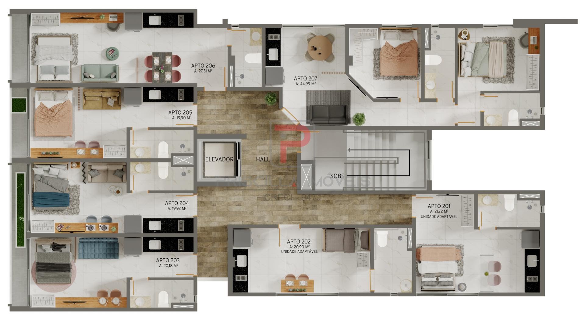 Apartamento à venda com 1 quarto, 1 banheiro e 29m² no Jardim Oceania, João Pessoa (PB) — foto 10 de 19