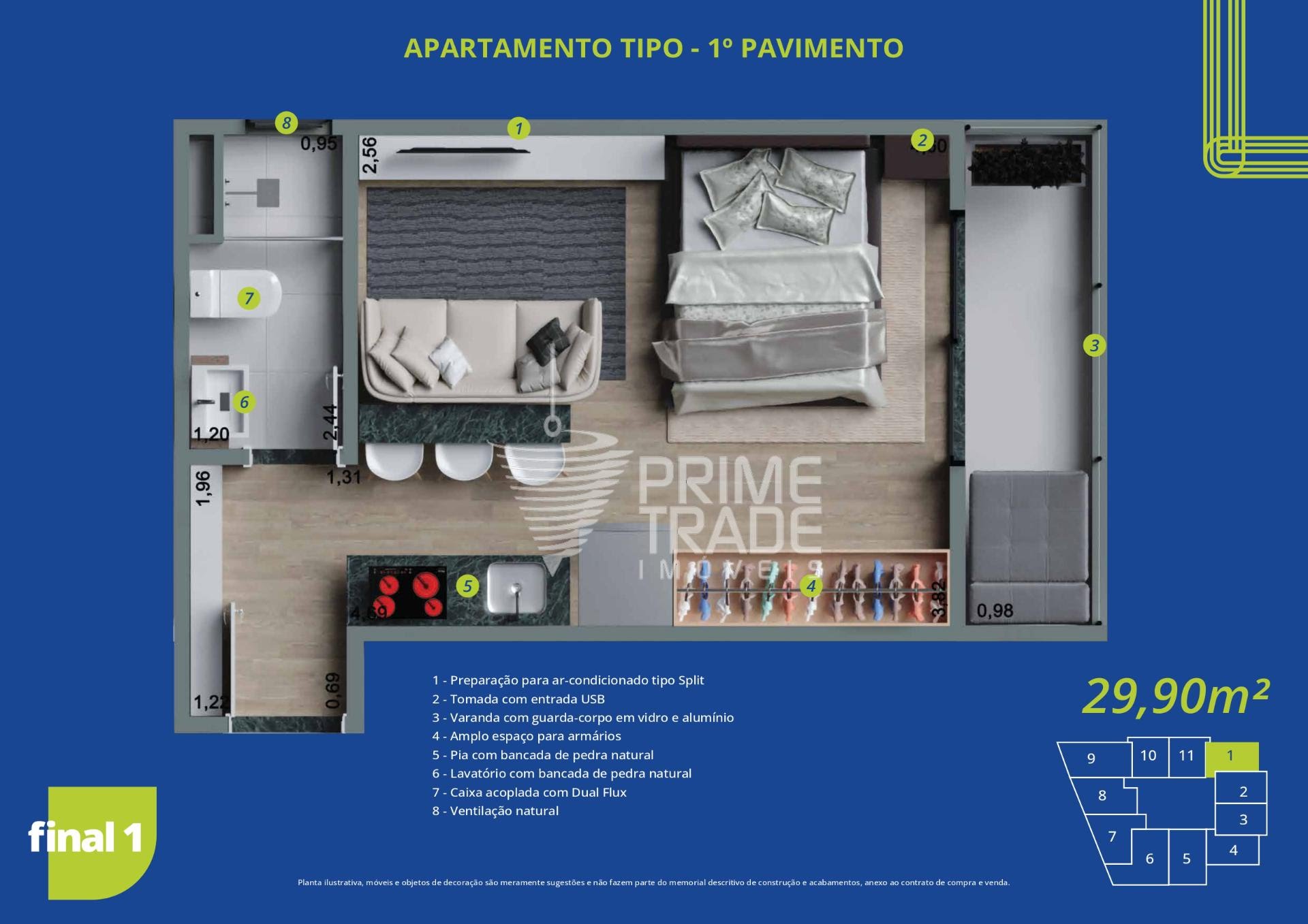 Studio à venda com 1 quarto, 1 banheiro e 30m² no Encruzilhada, Santos (SP) — foto 18 de 30