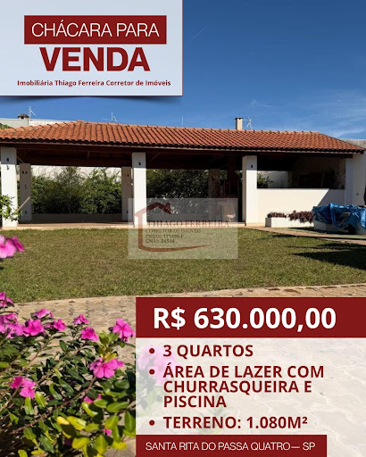 Chácara em Jardim Bonanza  -  Santa Rita do Passa Quatro