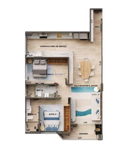 Apartamento à venda com 2 quartos, 1 suíte, 1 vaga e 82m² no Vila Tupi, Praia Grande (SP) — foto 15 de 20