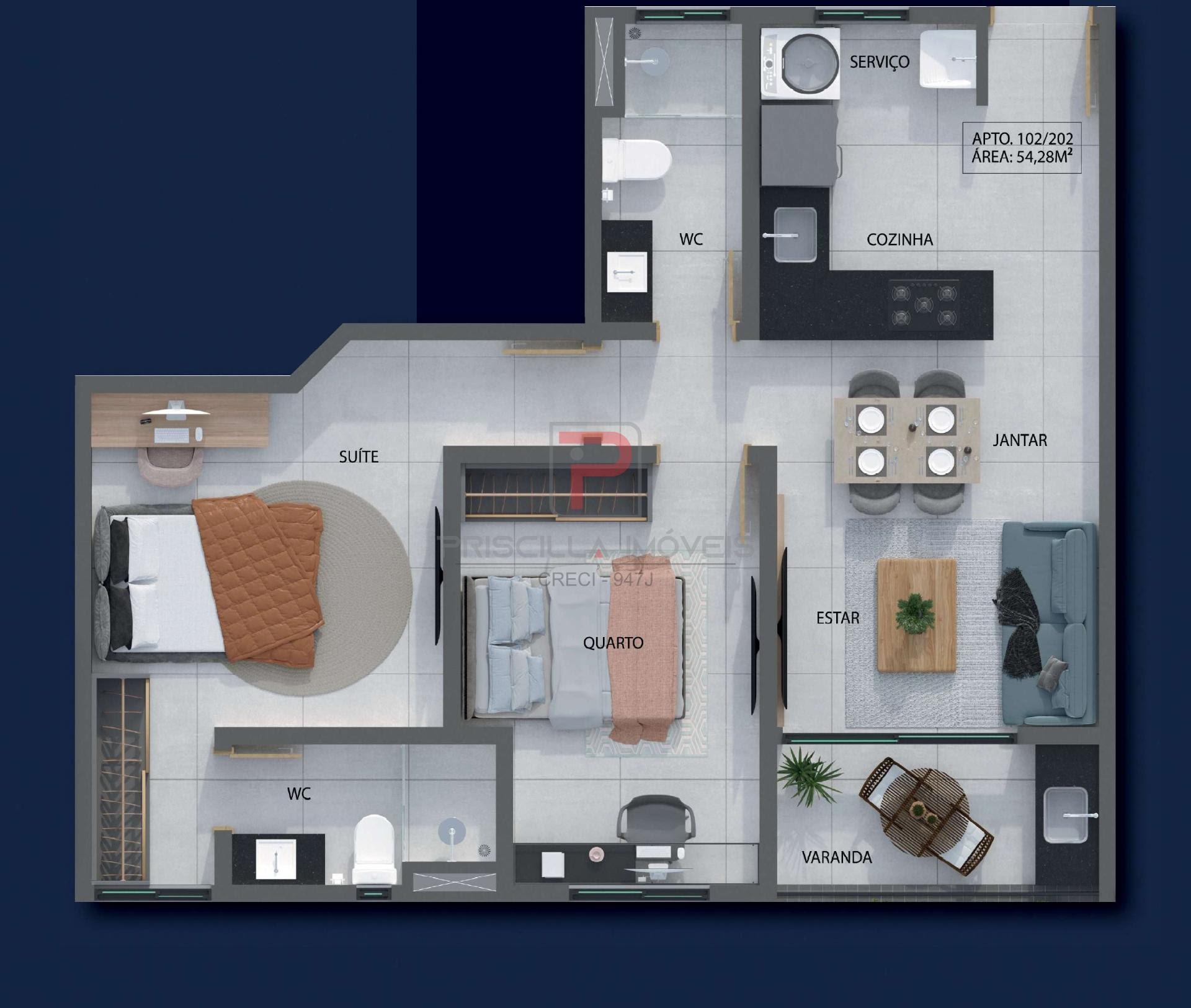 Apartamento à venda com 2 quartos, 1 suíte, 1 vaga e 65m² no Estados, João Pessoa (PB) — foto 13 de 18