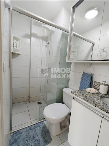 Banheiro bem confortável