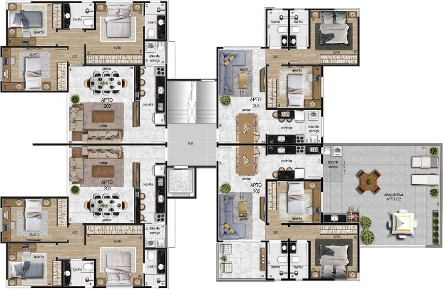 Apartamento à venda com 2 quartos, 1 suíte, 2 vagas e 55m² no Itapoã, Belo Horizonte (MG) — foto 4 de 5