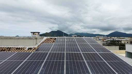 Placa solar-cobertura-trinita