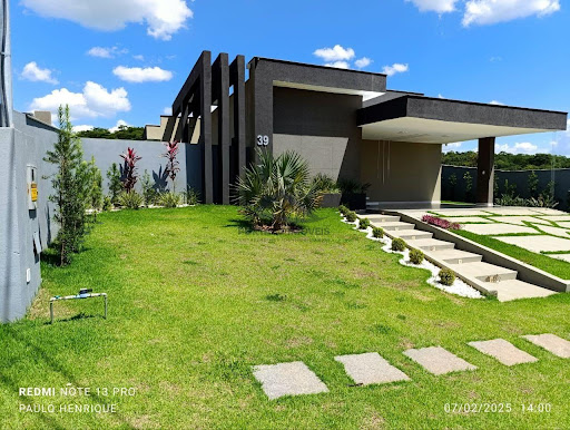 Casa Moderna de Alto Padrão em Condomínio Residencial Reserva dos Lagos  -  Inhaúma