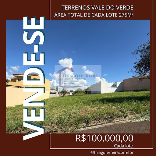 Lote / Terreno em Vale do Verde  -  Santa Rita do Passa Quatro