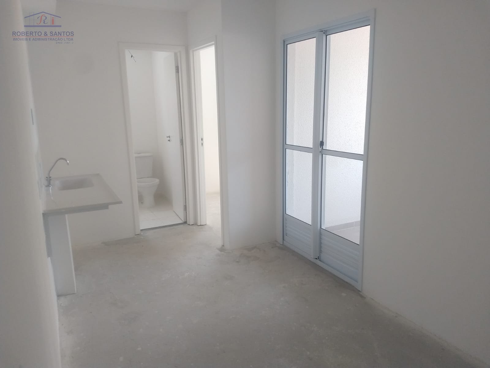 Sala conjugada com a cozinha