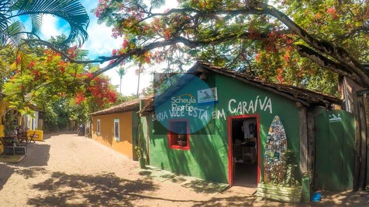 Foto de uma das ruas de velha CARAÍVA 