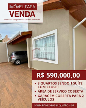Casa em Jardim São Vicente  -  Santa Rita do Passa Quatro