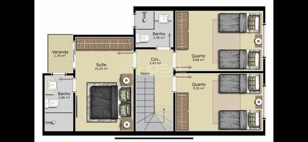 Casa à venda com 3 quartos, 1 suíte, 1 vaga e 101m² no Parque Aurora, Campos dos Goytacazes (RJ) — foto 9 de 22