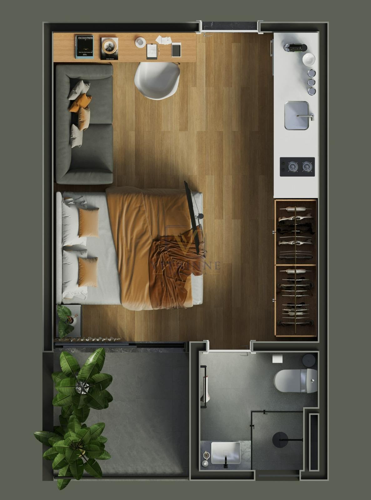 Apartamento à venda com 1 quarto, 1 banheiro e 23m² no Bacacheri, Curitiba (PR) — foto 30 de 30