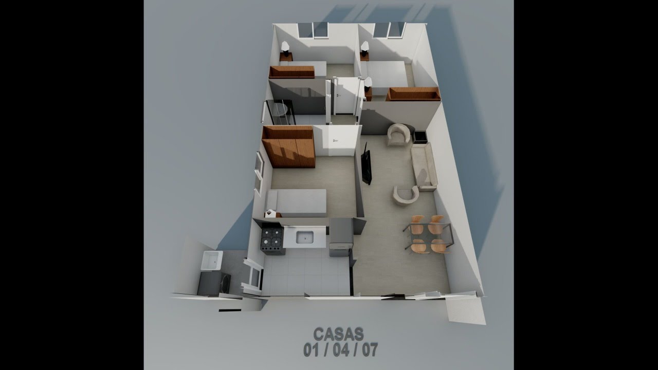 Casa à venda com 3 quartos, 1 banheiro, 2 vagas e 54m² no Chácaras Granja Pousada Del Rey, Santa Luzia (MG) — foto 9 de 10