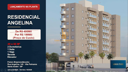 Apartamento à Venda em Vila Palmares, Santo André | 48m²