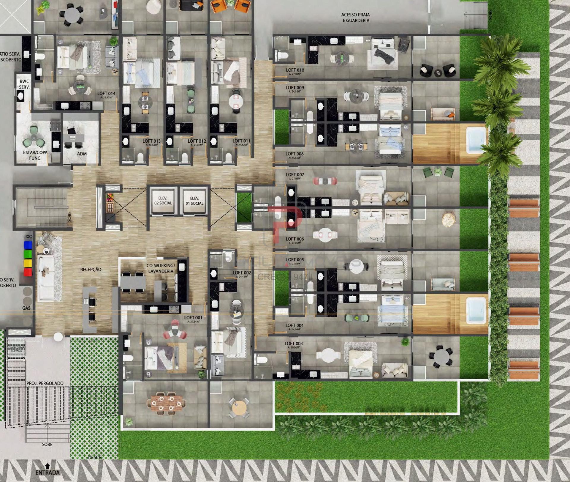 Apartamento à venda com 24m² no Loteamento Bela Vista, Cabedelo (PB) — foto 11 de 21