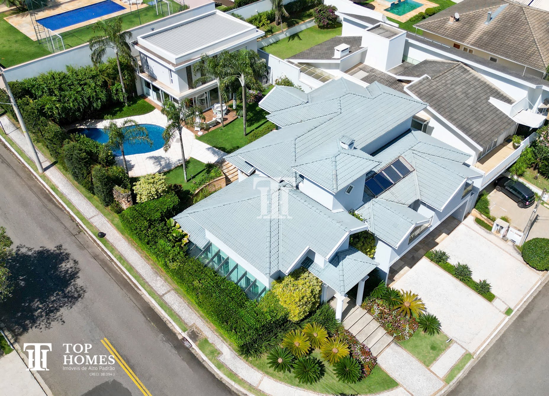 Casa imóvel de alto padrão à venda no condomínio Terras de São Carlos em Jundiaí/SP
