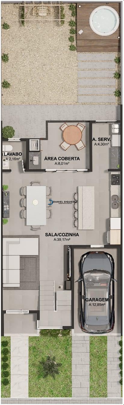Casa à venda com 3 quartos, 1 suíte, 2 vagas e 152m² no Bairro Deltaville, Biguaçu (SC) — foto 28 de 29