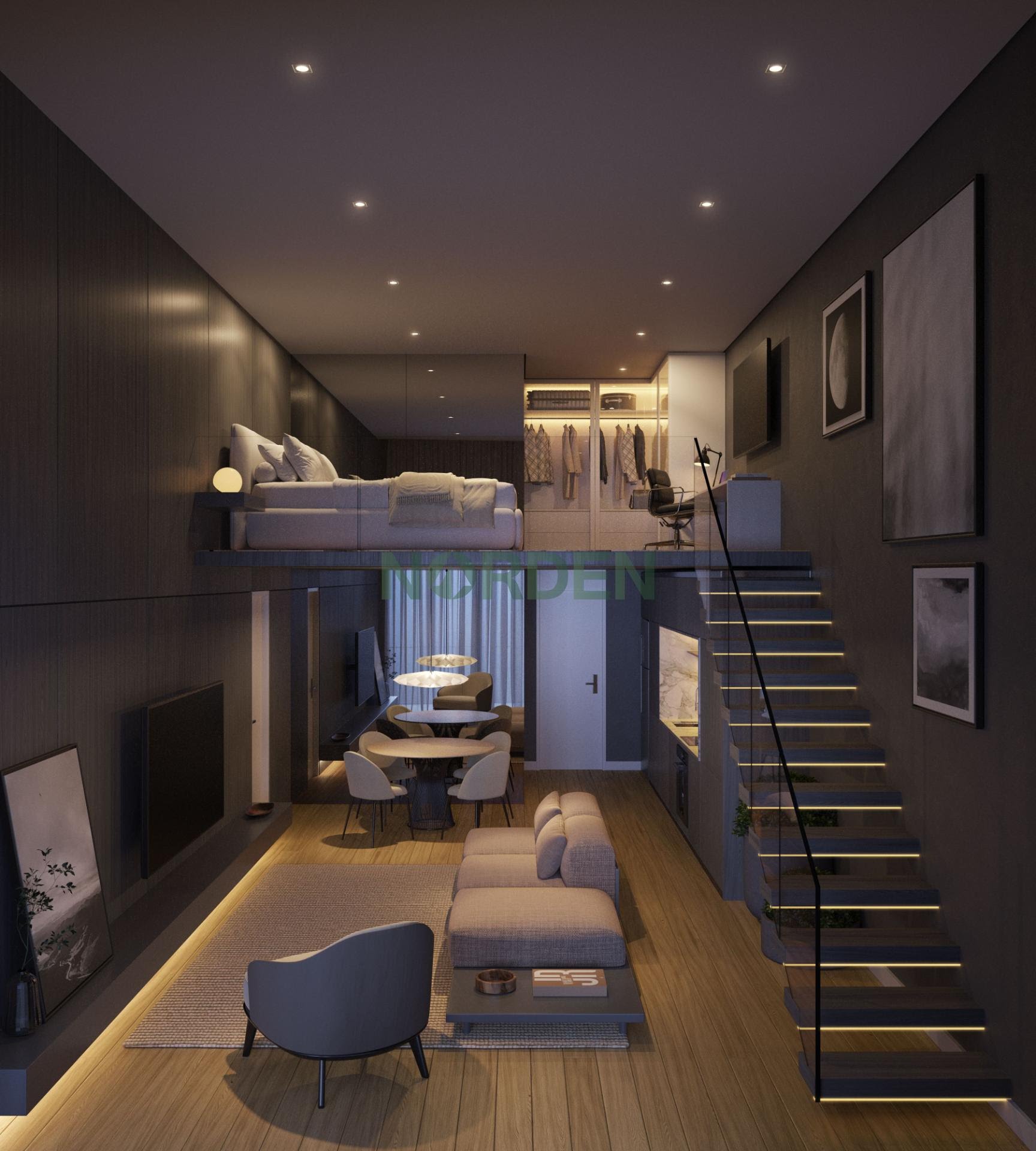 Apartamento de 44.69 m² com 1 quarto no Opus, Agronômica