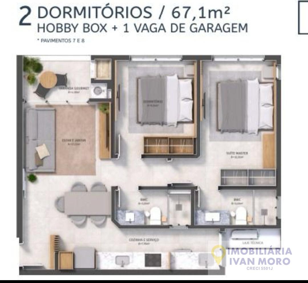 Apartamento à venda com 2 quartos, 1 suíte, 1 vaga e 67m² no Saco dos Limões, Florianópolis (SC) — foto 29 de 29