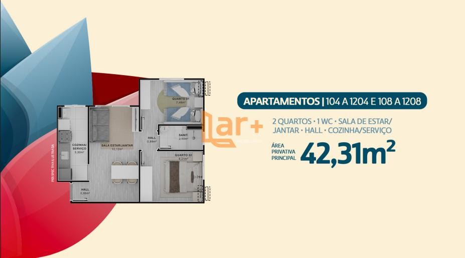 Apartamento à venda com 2 quartos, 1 banheiro, 1 vaga e 50m² no Aruana, Aracaju (SE) — foto 26 de 27