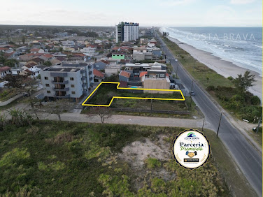 Lote de terreno a venda frente mar / beira mar no balneário