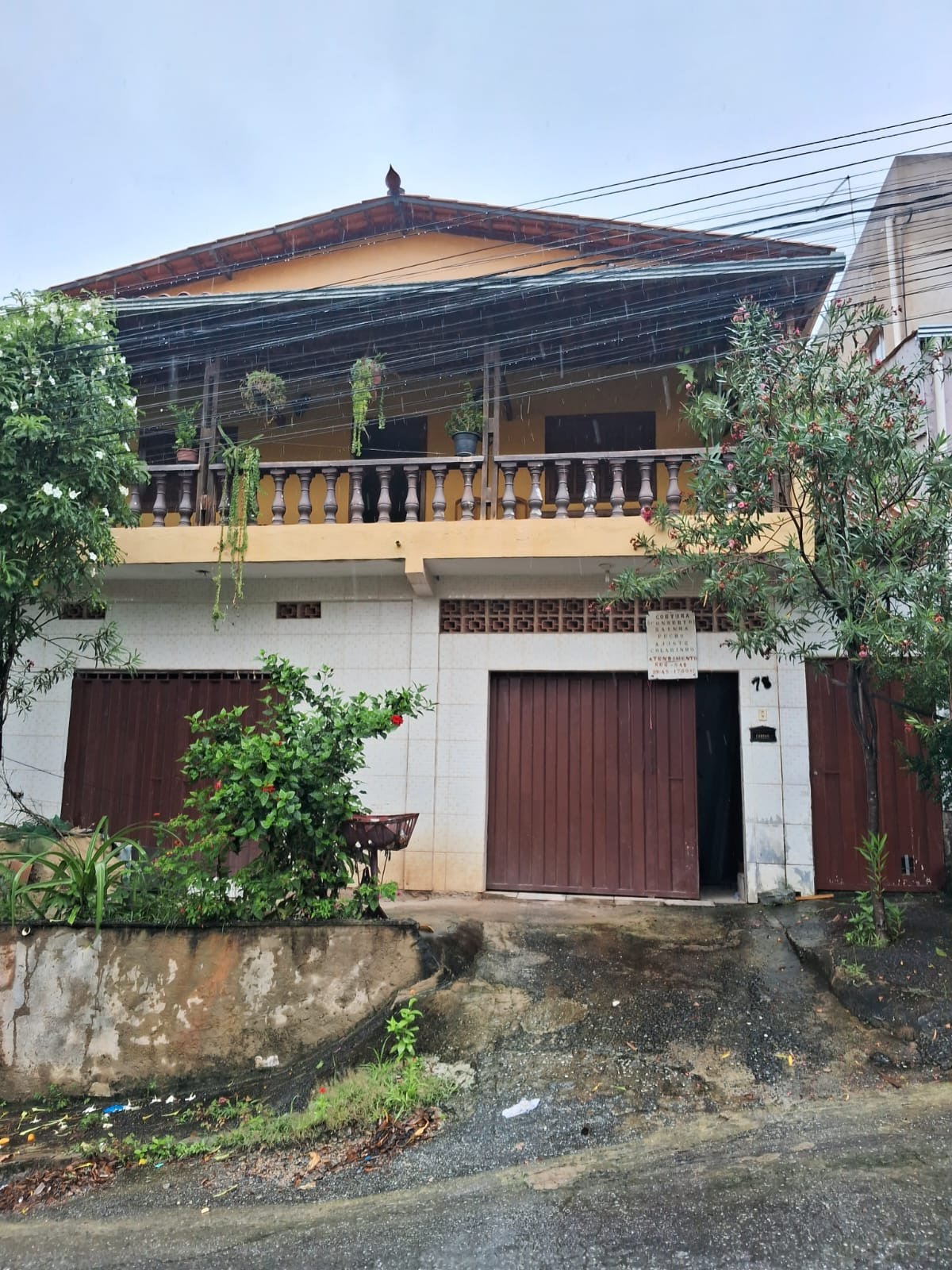 Casa com área de preservação