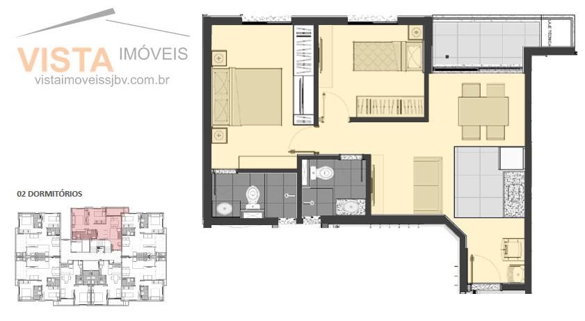 Apartamento à venda com 2 quartos, 1 suíte, 1 vaga e 57m² no Jardim Santa Clara, São João da Boa Vista (SP) — foto 16 de 18