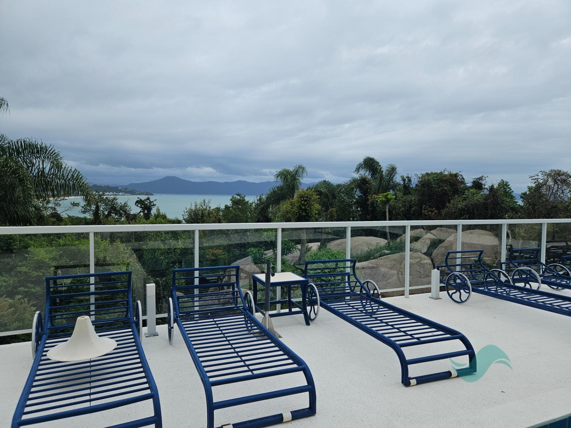 Vista desde à piscina