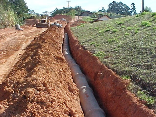 Águas pluviais canalizadas