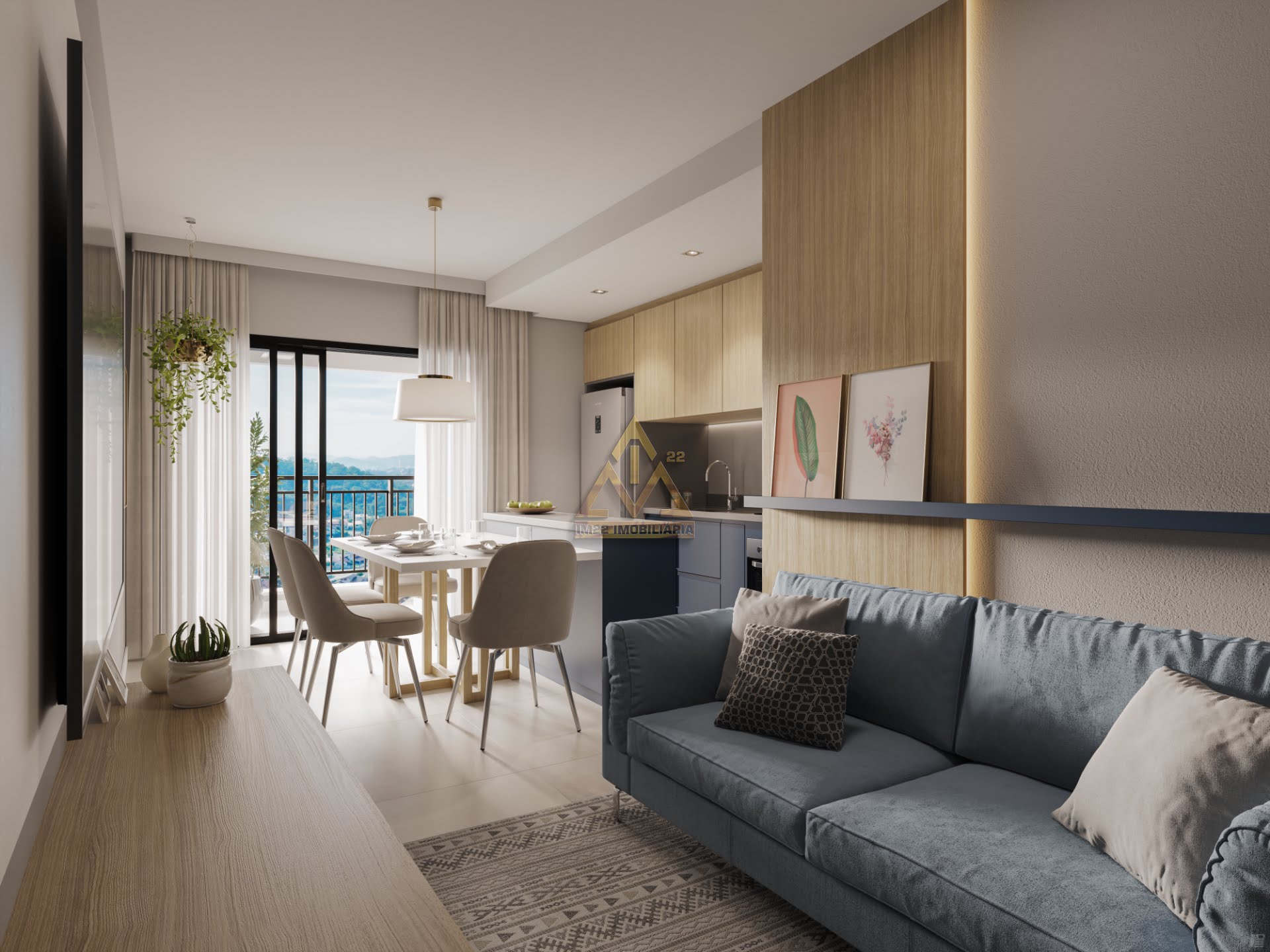 Apartamento à venda com 2 quartos, 1 banheiro, 1 vaga e 51m² no Água Verde, Blumenau (SC) — foto 5 de 17