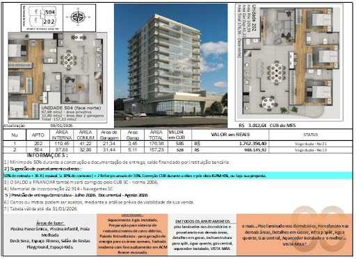 Chardonay Residence | Centro | Navegantes/SC