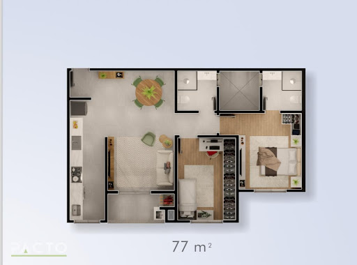 Apartamento em Urussanguinha  -  Araranguá