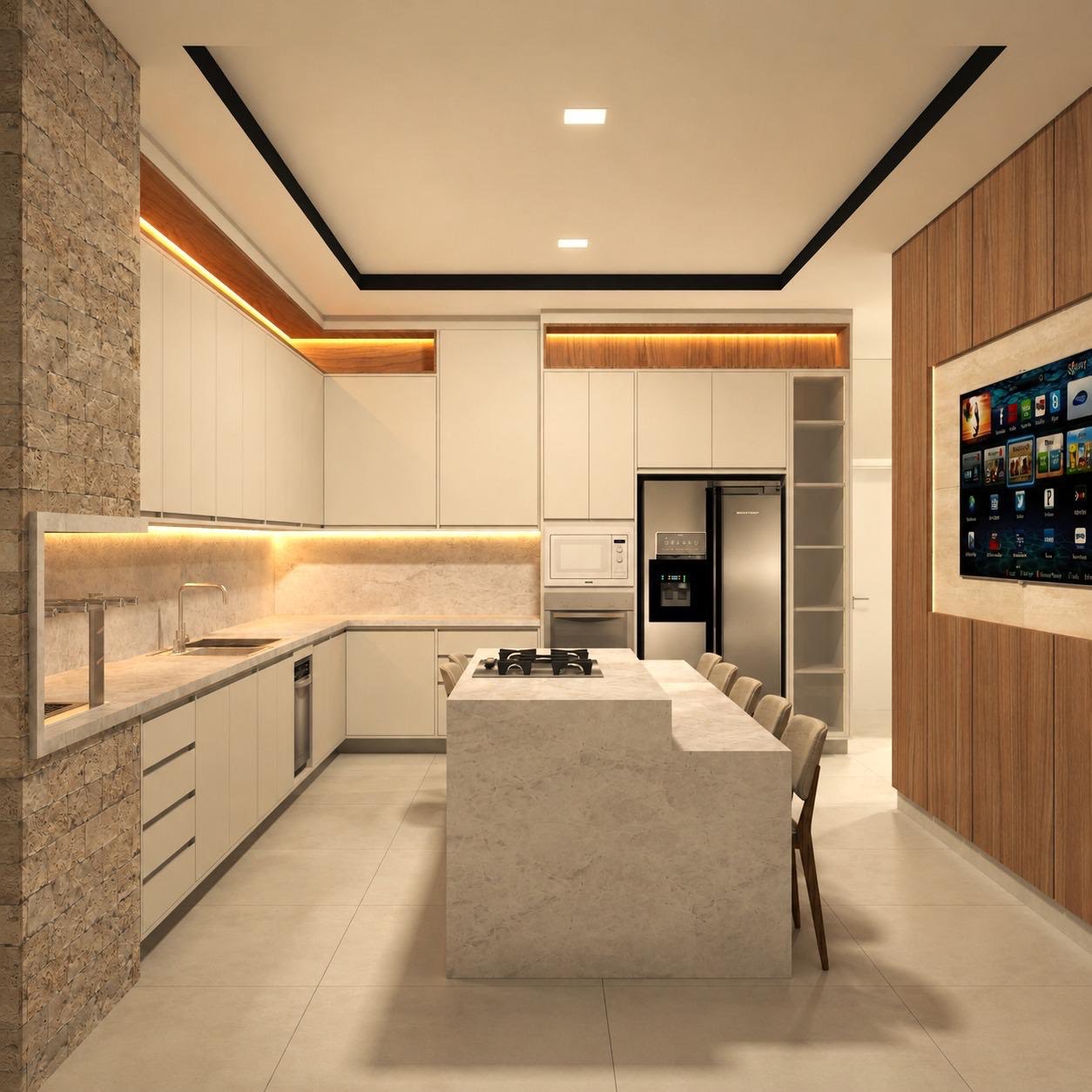 Casa à venda com 3 quartos, 3 suítes, 4 vagas e 188m² no Casa do Lago, Indaiatuba (SP) — foto 6 de 30