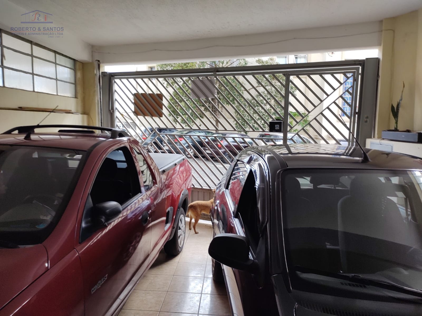 Garagem coberta
