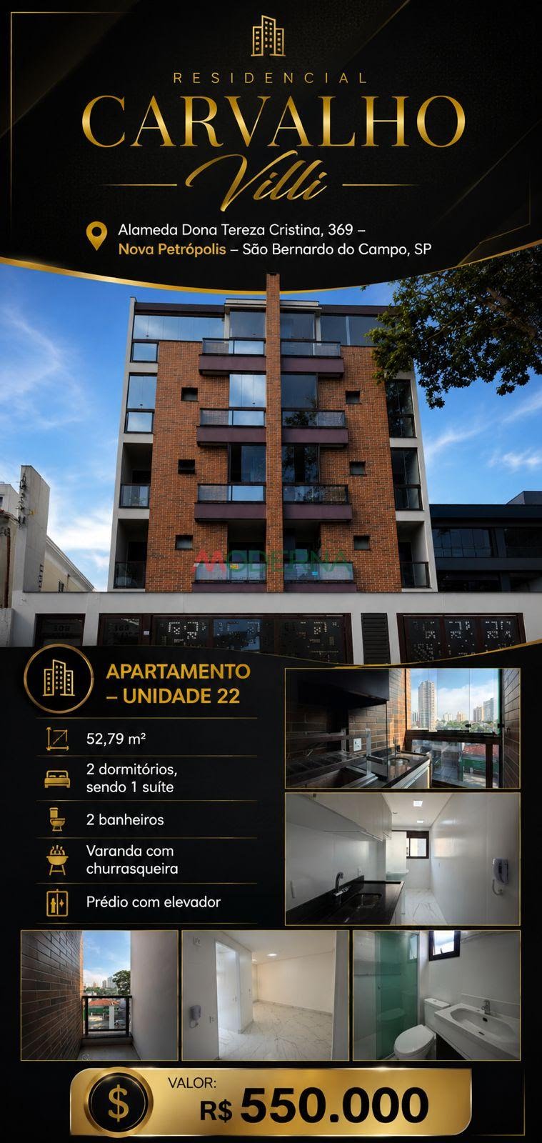 Apartamento à venda com 2 quartos, 1 suíte, 1 vaga e 52m² no Nova Petrópolis, São Bernardo do Campo (SP) — foto 21 de 21