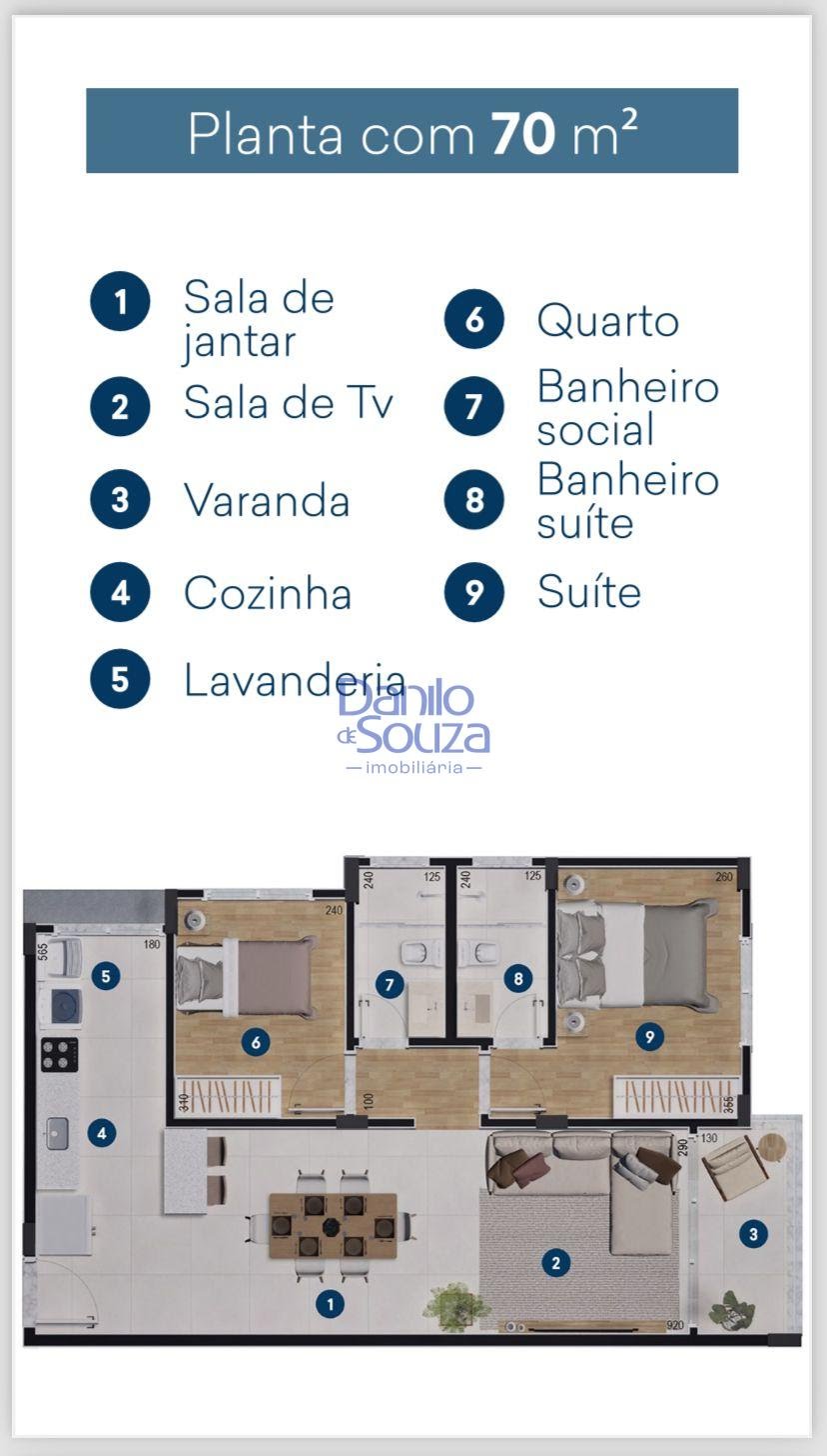 Apartamento à venda com 2 quartos, 1 suíte, 1 vaga e 70m² no Santo Antônio, Araxá (MG) — foto 11 de 12
