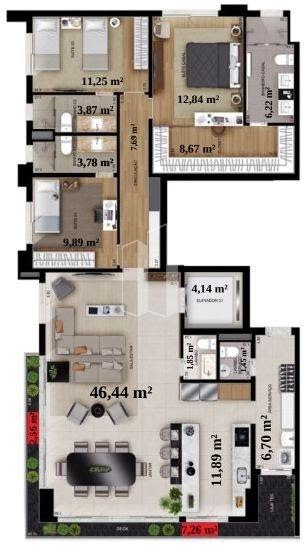 Apartamento, 3 quartos, 167 m² - Foto 37