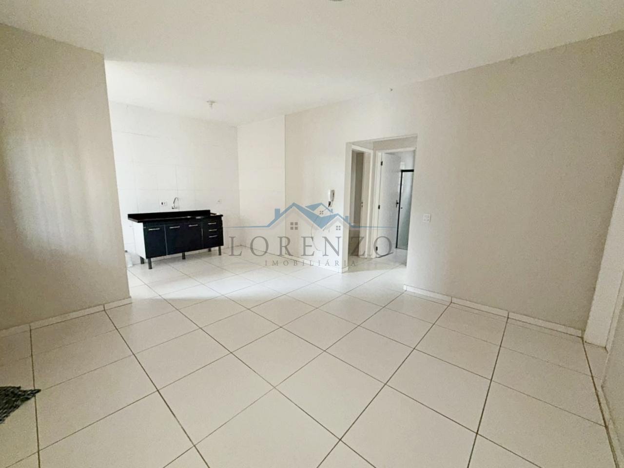 Sala de estar e cozinha