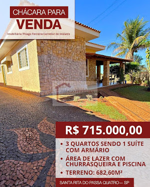 Chácara em Recanto da Colina  -  Santa Rita do Passa Quatro