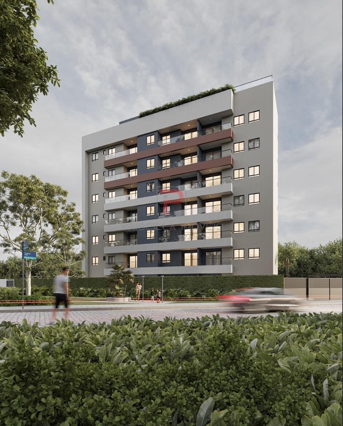 Apartamento à venda com 2 quartos, 1 suíte e 61m² no Ponta de Campina, Cabedelo (PB) — foto 3 de 16